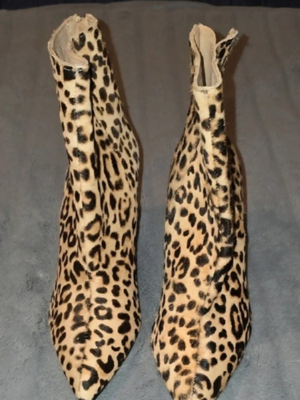 Steve Madden Animal Leopard Print Ankle Booties Size 8